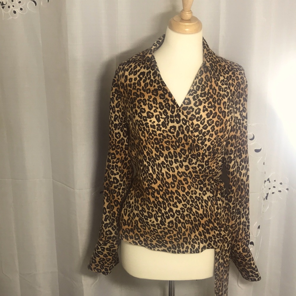 Michael Michael Kors leopard print top